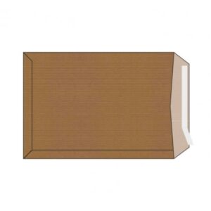 sam pack de 1000 sobres de papel kraft 70grs medidas 120x170mm autoadhesivo con tira de silicona color marron
