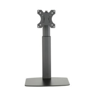 ewent soporte de sobremesa para monitores hasta 34" resorte de gas giratorio e inclinable gestion de cables peso maximo 7kg vesa de liberacion rapida 220x408x280mm color negro