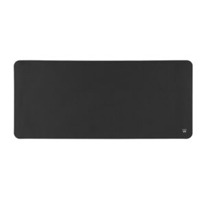 ewent alfombrilla de raton extragrande para oficina y juegos extragrande superficie de poliester (lycra) base de goma antideslizante 900x400x3mm color negro