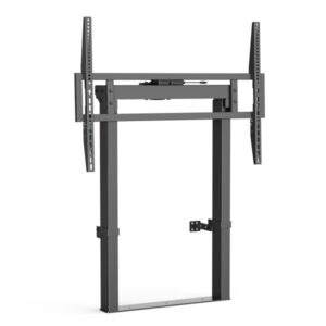 ewent soporte de suelo y pared para tv hasta 100" altura ajustable gestion de cables vesa maximo 800x600 peso maximo 120kg 904x250x1250mm color negro