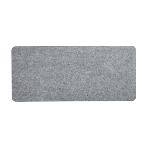 ewent alfombrilla de raton extragrande para oficina y juegos extragrande superficie de fieltro base de goma antideslizante 900x400x3mm color gris