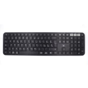 ewent teclado inalambrico modo ahorro de energia disposicion italiana qwerty it 1x bateria aaa (incluida) alcance hasta 10m color negro