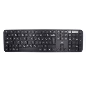 ewent teclado inalambrico modo ahorro de energia disposicion eslovena qwertz si 1x bateria aaa (incluida) alcance hasta 10m color negro