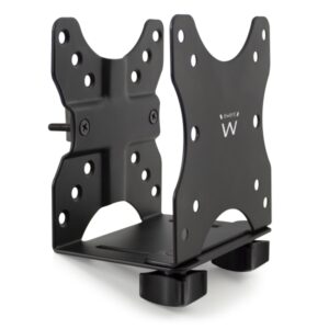 ewent soporte para ordenador permite diferentes tipos de montaje vesa para acoplar a monitor soporte de poste 120x155x85mm color negro