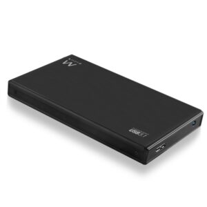 ewent carcasa externa para hdd/ssd de 2.5" sata usb 3.2 gen1 aluminio cable de 60cm indicador led color negro