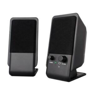 ewent altavoces estereos de sobremesa de 12w alimentacion usb jack de 3.5mm control de volumen color negro