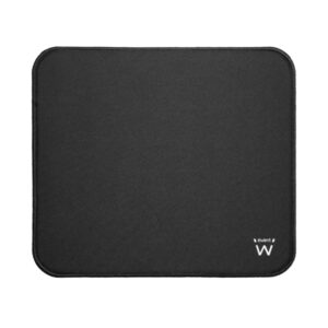 ewent alfombrilla para raton superficie de poliester base de goma antideslizante 250x220x6mm color negro