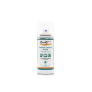 ewent spray desinfectante para superficies 100ml formula con detergente antiolores color transparente