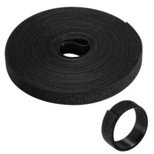 ewent hoop and loop tira organizadors de cables nylon sujeccion de velcro 10m 15mm color negro