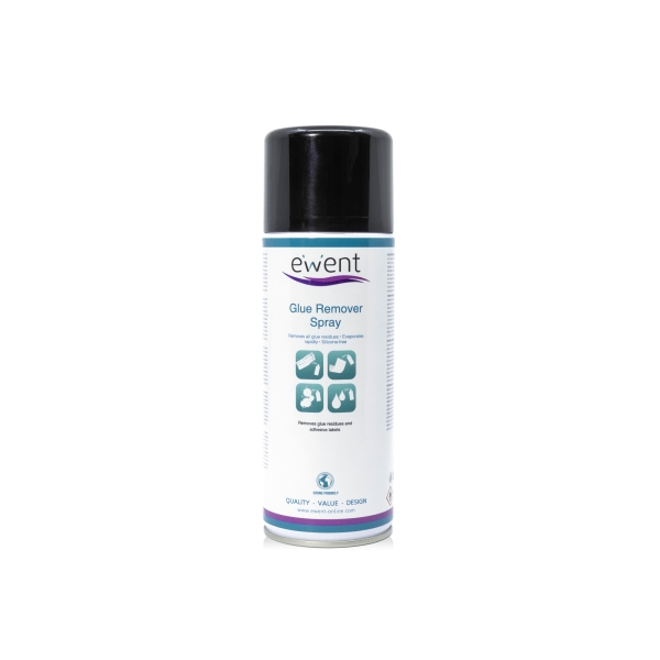 ewent spray quita adhesivo elimina facilmente residuos de adhesivo y pegamento color transparente