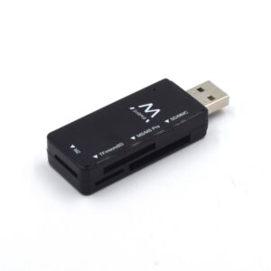 ewent lector de tarjetas externo usb 2.0 velocidad de transferencia hasta 480mbps color negro