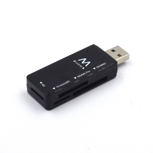 ewent lector de tarjetas externo usb 2.0 velocidad de transferencia hasta 480mbps color negro