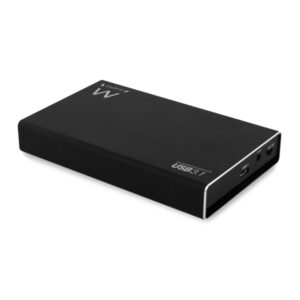 ewent carcasa externa para hdd/ssd usb c 3.2 gen2 aluminio ssd/hdd de 2.5" color negro