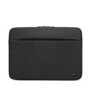 ewent funda para portatil de hasta 14.1" poliester compartimiento adicional color negro
