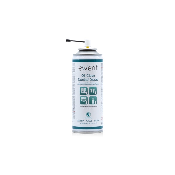 ewent spray de limpieza para contactos 200ml base de aceite color ambar claro
