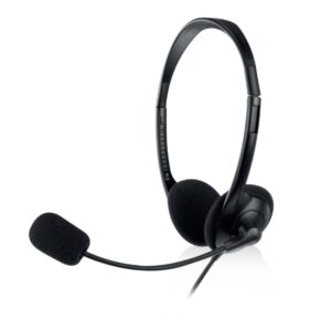 ewent auriculares estereo usb microfono integrado cable de 2.1m color negro