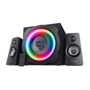 trust altavoces gxt 629 tytan 2.1 60w entrada y salida jack 3.5mm color negro