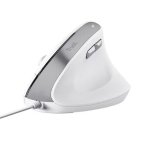 trust ergo bayo teclado dpi ajustable 800 2400ppp 6 botones cable 150cm color blanco