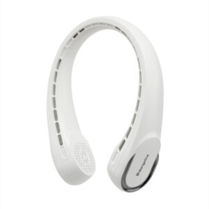 orbegozo nf 4500 ventilador de cuello refrescante motor dc 3 velocidades salida de aire 360 silencioso bateria de 3600mah color blanco