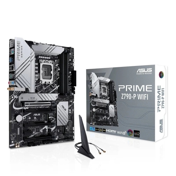 asus prime z790 p wifi placa base intel 1700 wifi, hdmi, displayport, pcie 3.0, 4.0 y 5.0 m2, 4x sata iii, usb 2.0, 3.2, usb c, rj 45