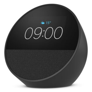 amazon echo spot altavoz y despertador inteligente sonido potente e intenso alexa color gris