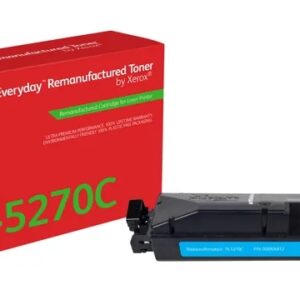 xerox everyday kyocera tk5270 cyan cartucho de toner remanufacturado reemplaza 1t02tvcnl0/tk5270c