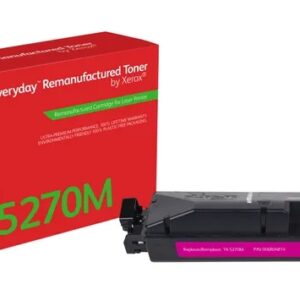 xerox everyday kyocera tk5270 magenta cartucho de toner remanufacturado reemplaza 1t02tvbnl0/tk5270m