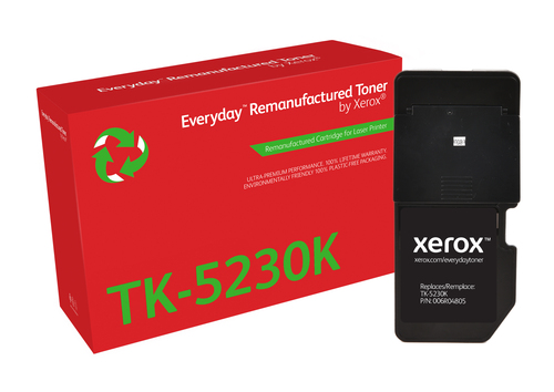 xerox everyday kyocera tk5220/tk5230 negro cartucho de toner remanufacturado reemplaza 1t02r90nl1/1t02r90nl0/tk5220k/tk5230k