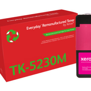 xerox everyday kyocera tk5220/tk5230 magenta cartucho de toner remanufacturado reemplaza 1t02r9bnl1/1t02r9bnl0/tk5220m/tk5230m