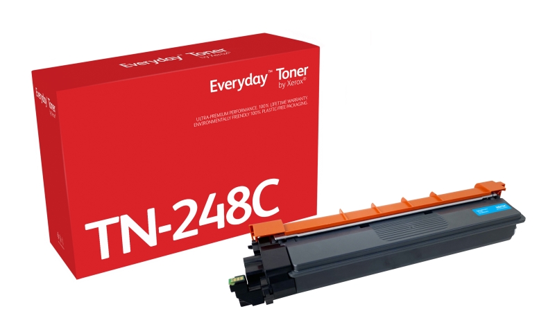 xerox everyday brother tn248 cyan cartucho de toner generico reemplaza tn248c