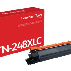 xerox everyday brother tn248xl cyan cartucho de toner generico reemplaza tn248xlc