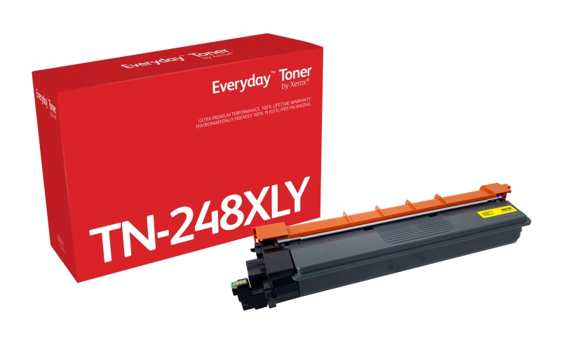 xerox everyday brother tn248xl amarillo cartucho de toner generico reemplaza tn248xly