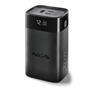ngs twix20 powerbank 20000mah 65w pd y qc usb a, usb c color negro