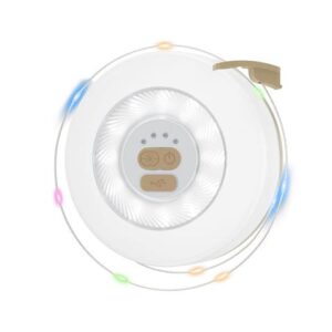 xo yh13 guirnalda led 10m + linterna de camping 360º color blanco