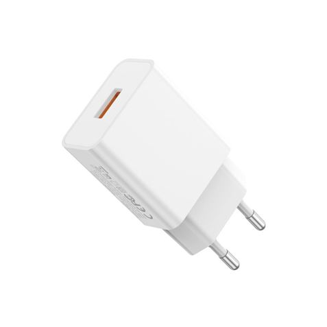 xo l127tc cargador de pared 18w usb a cable usb a a usb c 1m color blanco