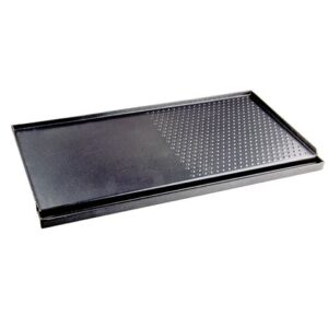 muvip plancha de asar para cocina portatil zona recoge grasa bordes antisalpicaduras revestimiento antiadherente ideal para cocinas portatiles de 2 quemadores compatible con mv0612, mv0613