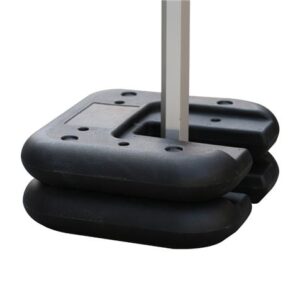 sungarden peso para carpa plegable 8kg color negro