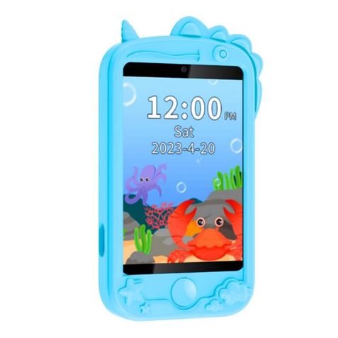 xo h160 smartphone pantalla 2.8" localizador gps wifi camara delantera y trasera funda anticaidas color azul