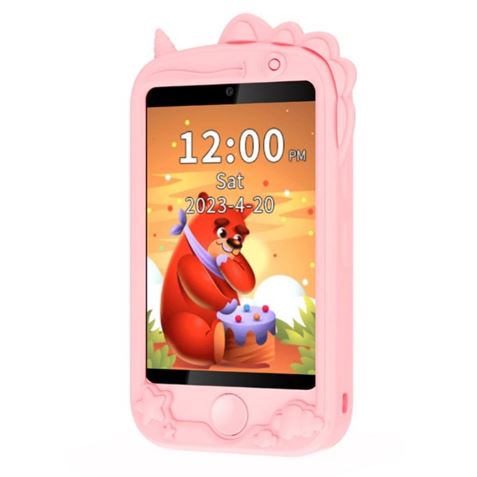 xo h160 smartphone pantalla 2.8" localizador gps wifi camara delantera y trasera funda anticaidas color rosa