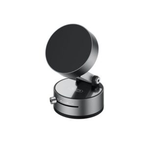 xo c170 soporte magnetico de coche para smartphones fijacion por vacio rotacion 360º boton de liberacion aro metalico incluido color negro