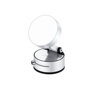 xo c170 soporte magnetico de coche para smartphones fijacion por vacio rotacion 360º boton de liberacion aro metalico incluido color blanco