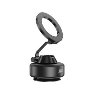 xo c172 soporte magnetico de coche para smartphones bomba de vacio rotacion 360º bateria 130mah color negro