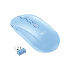 xo m13 raton inalambrico bluetooth y rf 2.4ghz 1600dpi color azul
