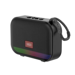 xo f66 altavoz bluetooth 5w usb y microsd rgb color negro