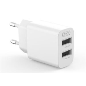xo l109 cargador de pared 10w carga rapida 2xusb a color blanco