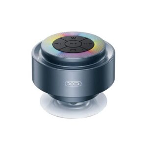 xo f64 altavoz bluetooth impermeable ideal para ducha ip67 rgb ventosa super potente incluye microfono para llamadas color negro