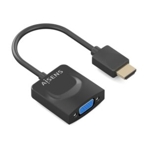aisens conversor hdmi a svga hdmi a/m svga/h 15cm color negro