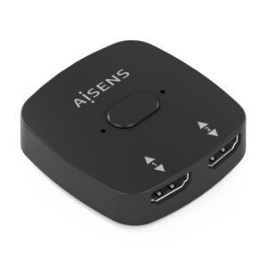 aisens conmutador hdmi 4k@60hz color negro