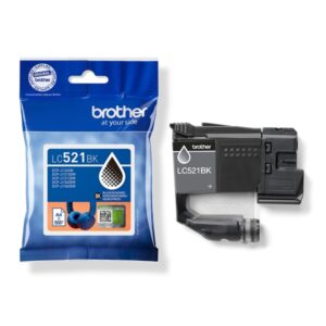 brother lc521 negro cartucho de tinta original lc521bk