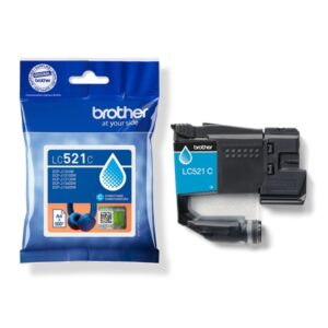 brother lc521 cyan cartucho de tinta original lc521c
